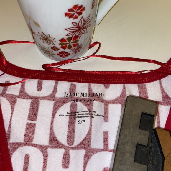 🆕🎄ISAAC MIZRAHI New York Women’s “HO HO” Sleep Pajama Gown - Picture 7 of 8